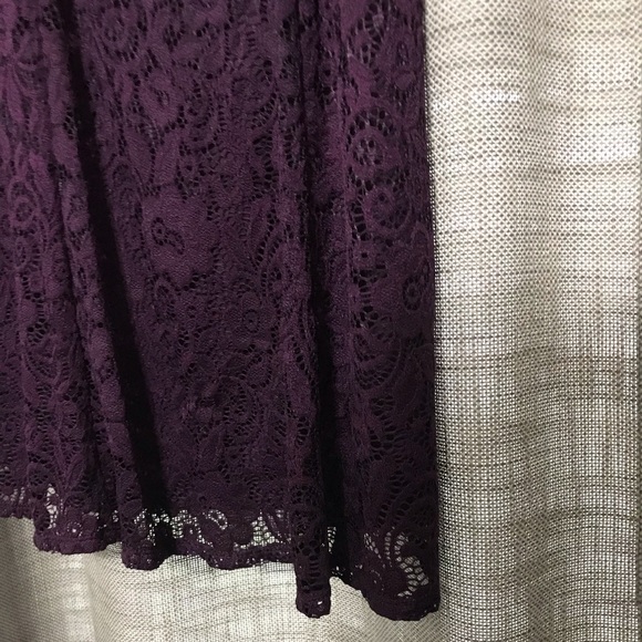 Women’s Ronni Nicole Purple Petite A-Line Dress - Picture 5 of 7